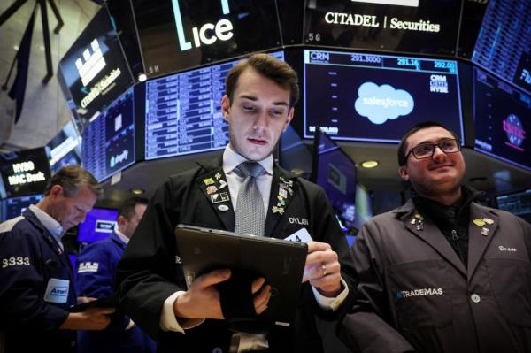 Wall Street ends sharply lower as hot inflation sparks sell-off
